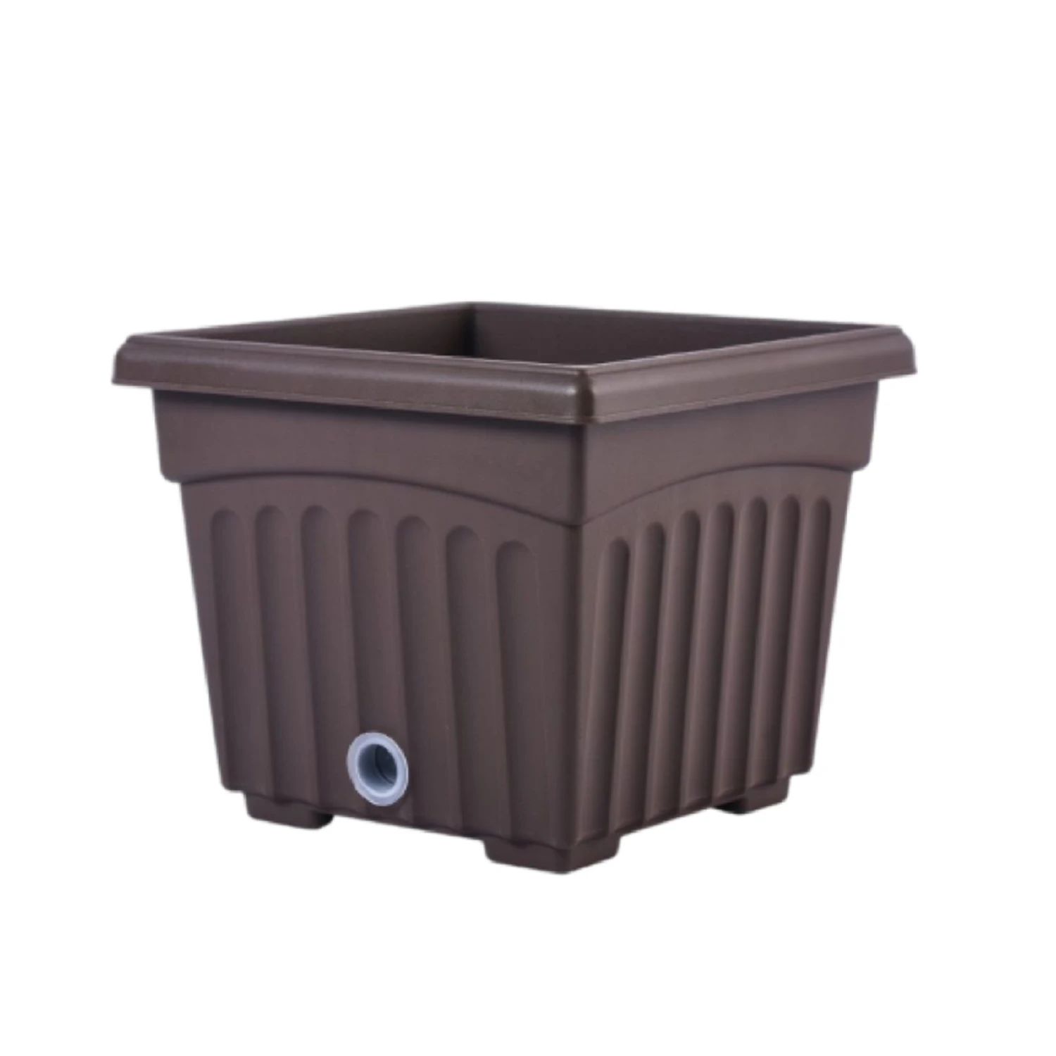 Baba 20CM SQUARE Pot BI-SQ-200 ZEN BROWN 3 Baba 20CM SQUARE Pot BI-SQ-200 ZEN BROWN