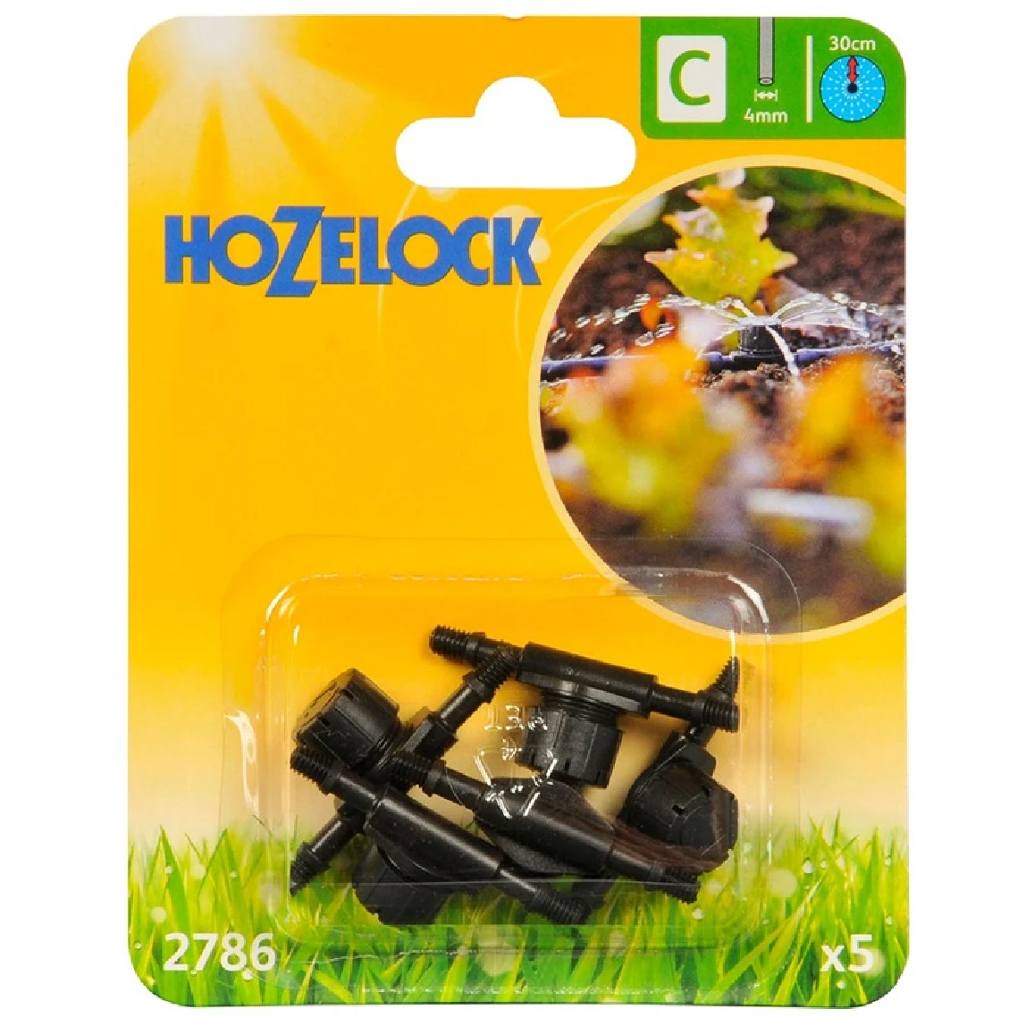 Hozelock Adjustable MINI SPRINKLER 2786 5PC/Pack 3 Hozelock Adjustable MINI SPRINKLER 2786 5PC/Pack