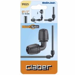 Claber PVC 1/2" Elbow For 13MM Flexible Hose EASY DRIP 91025