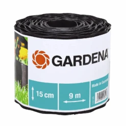 GARDENA G-532 Bed Edging 15CM X 9M BLACK