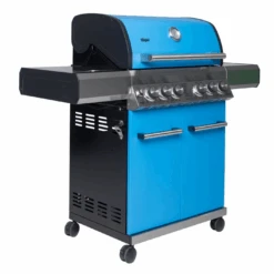 MASPORT Maestro Kool Blue 4 BURNER BBQ GRILL