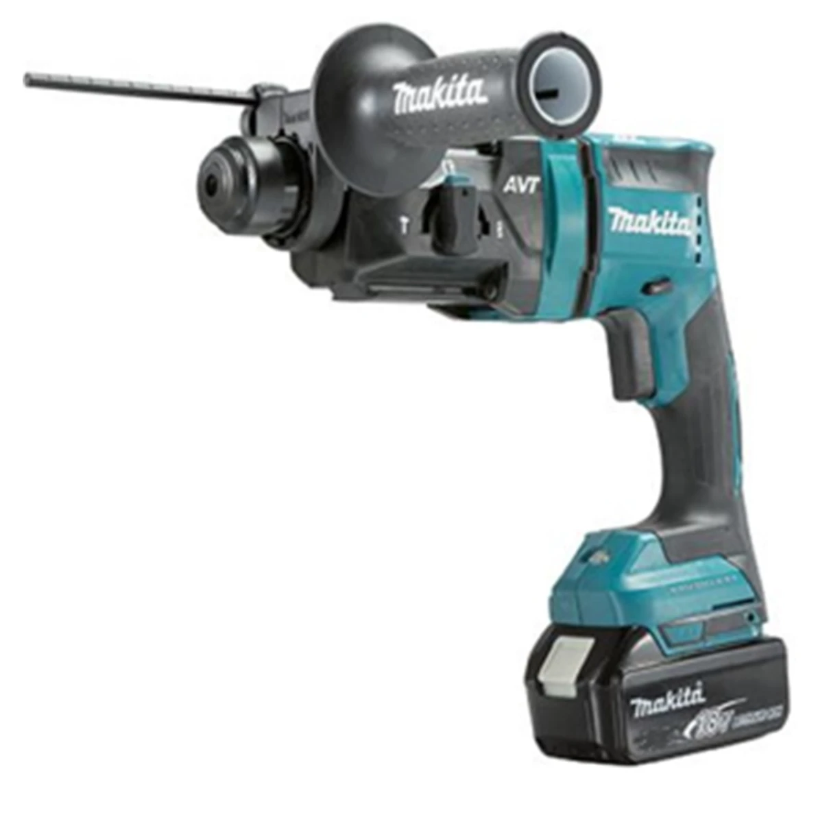 Makita DHR182RFJ 2 X 18V 3.0AH LI-ION 18MM BRUSHLESS SDS-PLUS Rotary Hammer 4 Makita DHR182RFJ 2 X 18V 3.0AH LI-ION 18MM BRUSHLESS SDS-PLUS Rotary Hammer - Image 2