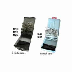 Projobber HSS Drill Set, Ground Bright Finish, Metric Size