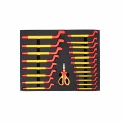 BluePoint BLPISDRW21SET, 21PC Insulated Ring Wrench Set, On Modular Foam Kit