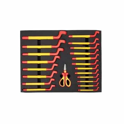 BluePoint BLPISDRW21SET, 21PC Insulated Ring Wrench Set, On Modular Foam Kit 3 BluePoint BLPISDRW21SET, 21PC Insulated Ring Wrench Set, On Modular Foam Kit