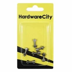 HWC SS316 Marine Fasteners, M4 X 12, Allen Cap Screws And Nut, 6PC/Pack