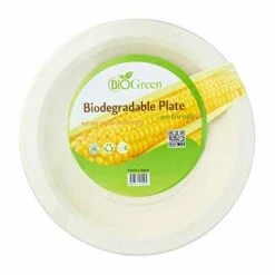 BioGreen Biodegradable Plate 9", 20PC/Pack
