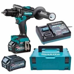 Makita DF001GD201 Brushless Driver Drill With 2 X 40V 2.5AH LI-ION Battery & Rapid Charger
