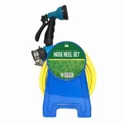 Green Hands 10M Mini Balcony Hose Reel Set